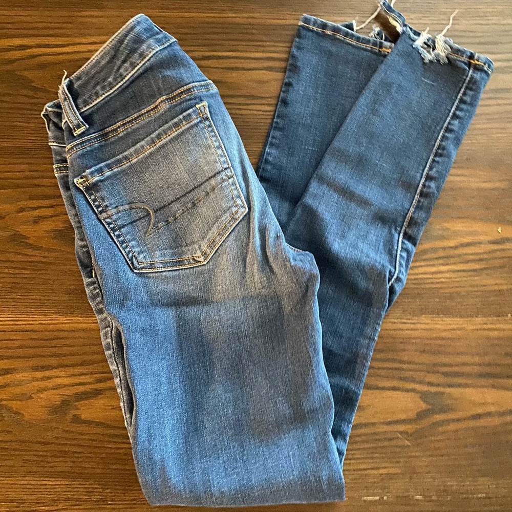 American Eagle Outfitters Women's Skinny Jeans - Blue